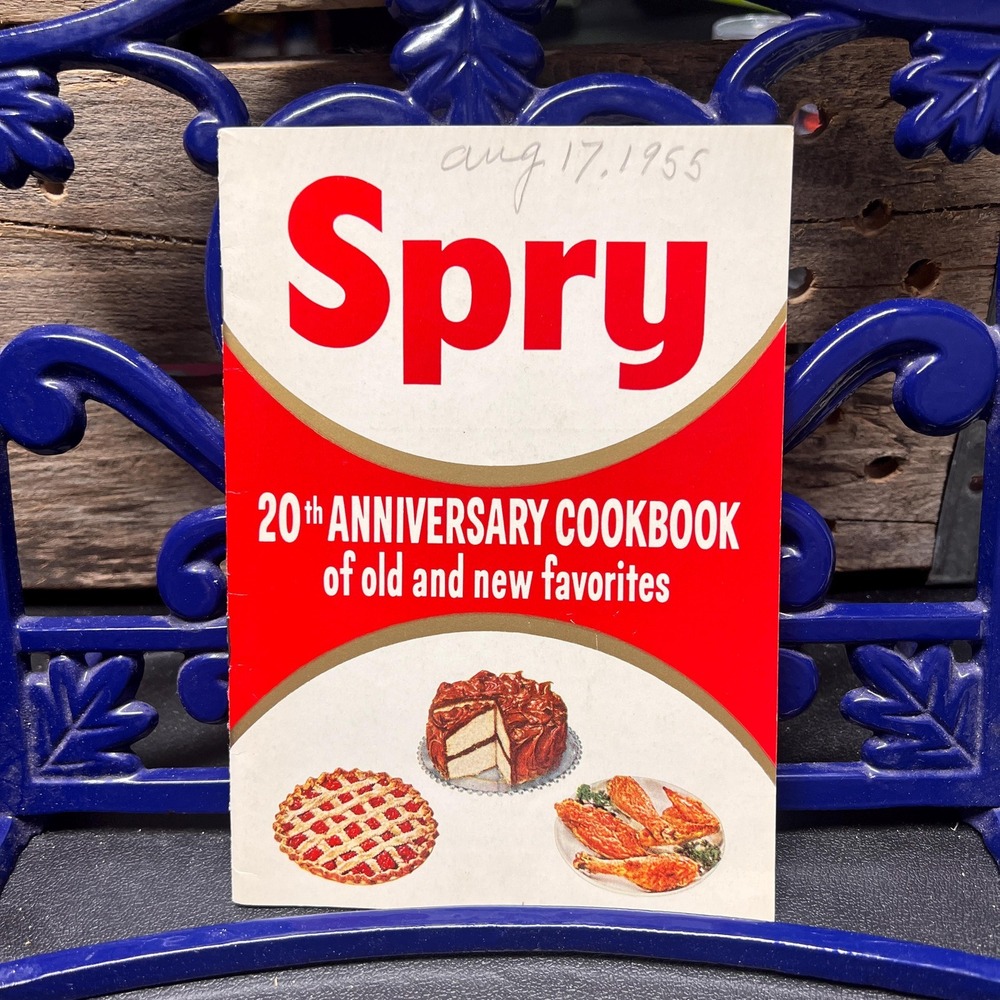 Spry 20th Anniversary Cookbook of old and new‎ favorites vtg recipe pamphlet